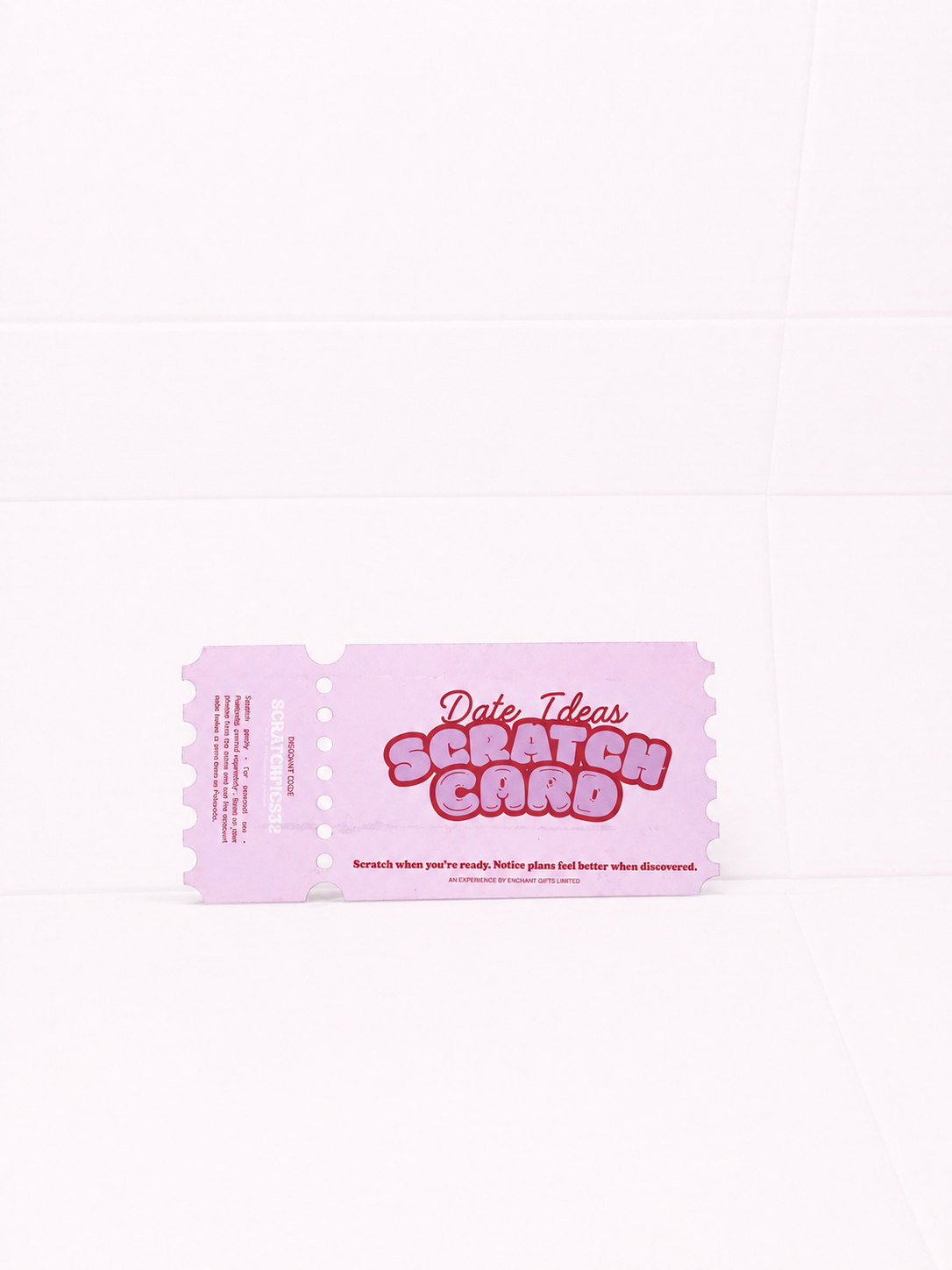 Date Ideas Scratch Card